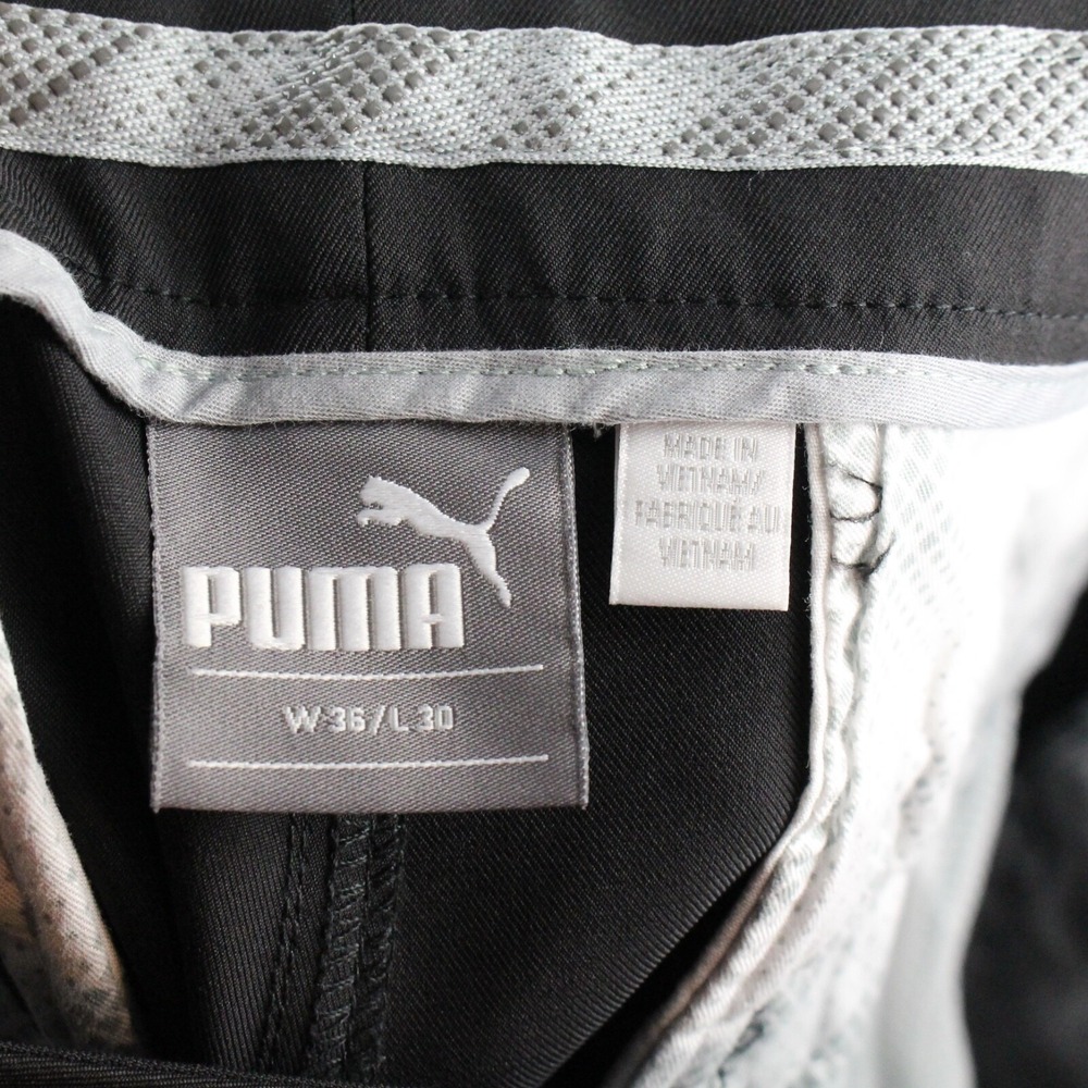 Puma Golf Pants Mens Size 36x30 Black Essential Pounce Polyester - Picture 6 of 10